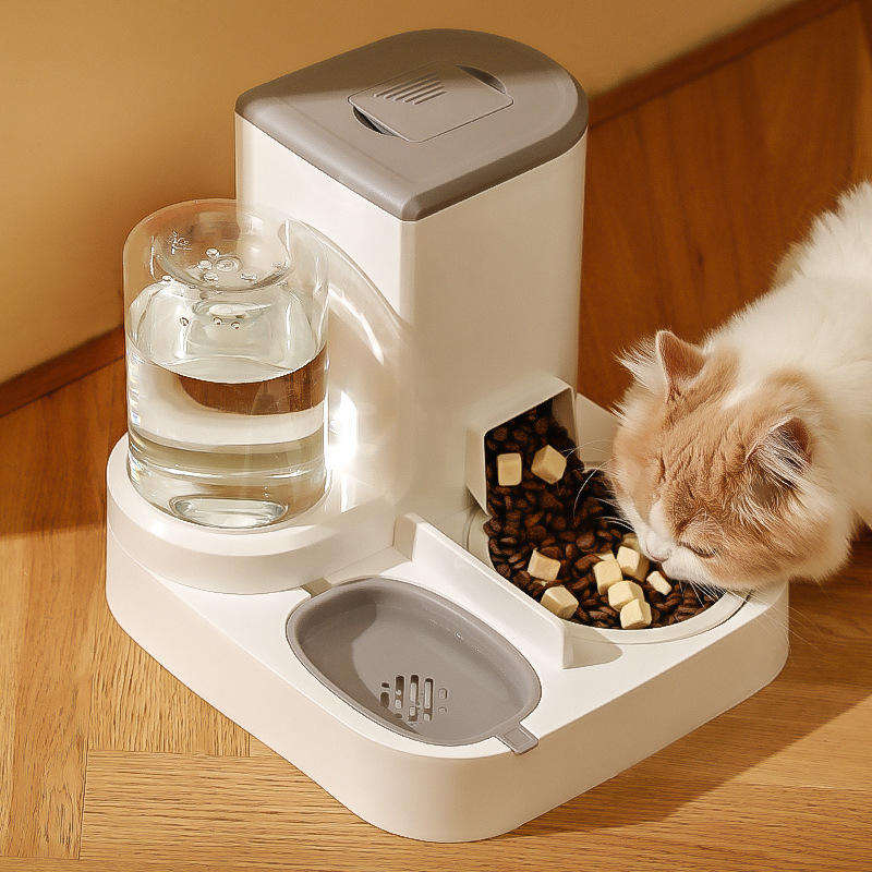 Automatic Cat & Dog Feeder – Stainless Steel | USA