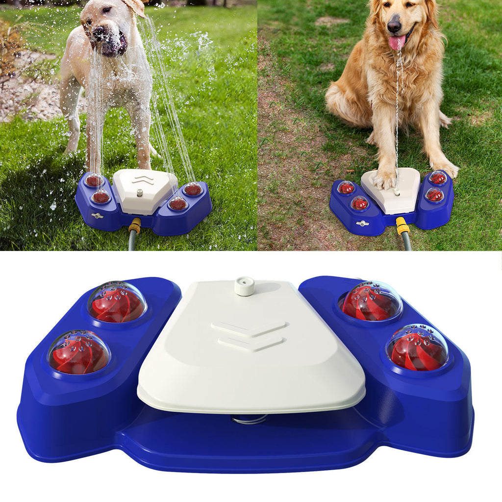 New Explosive Outdoor Bathing Automatic Water Spray Feeding Water Fountain Spray Dog Toys Drinking Water