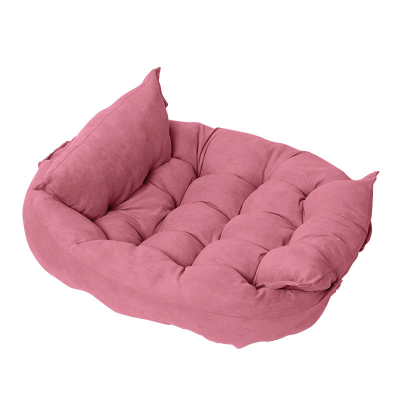 Four-Season Universal Summer Folding Dog Sofa Bed Soft Pet Cushion Pit Bull Small And Medium-Sized Dogs Pet Kennel 