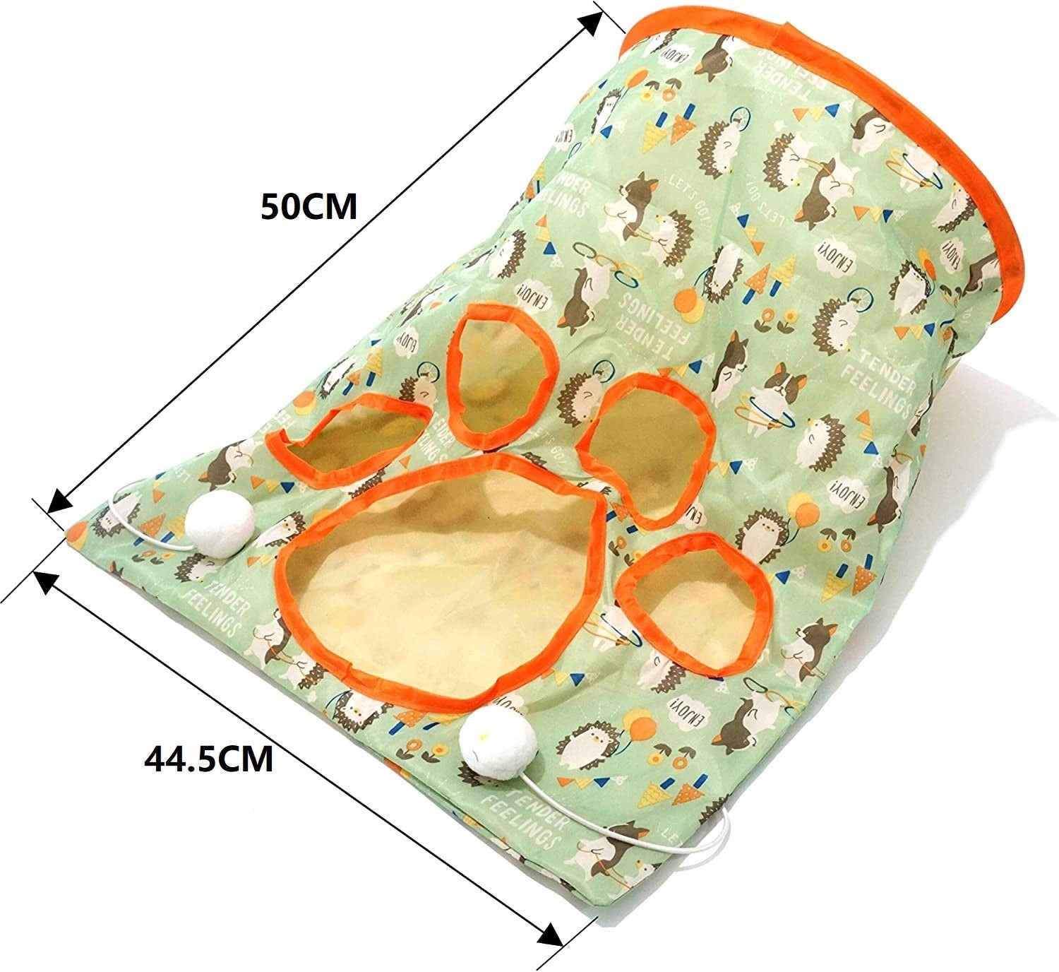 New Cat Drill Bag Cat Tunnel Earth Rolling Dragon With Noise Paper Cat Drill Hole Cat Interactive Play Cat Toy 