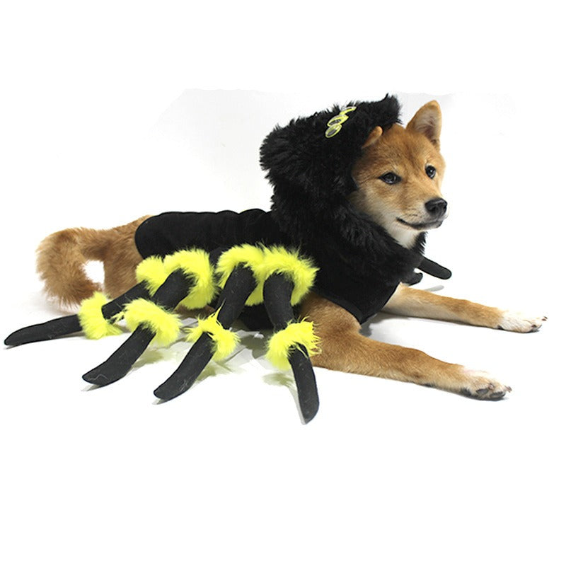 New pet cat spider transformation costume cosplay dog Halloween funny dog costume dress up