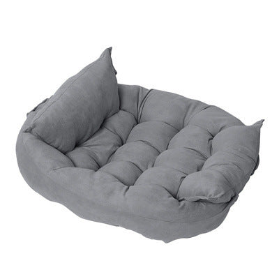 Four-Season Universal Summer Folding Dog Sofa Bed Soft Pet Cushion Pit Bull Small And Medium-Sized Dogs Pet Kennel 