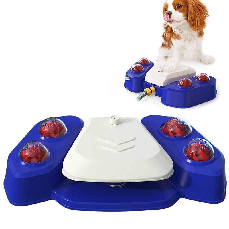New Explosive Outdoor Bathing Automatic Water Spray Feeding Water Fountain Spray Dog Toys Drinking Water