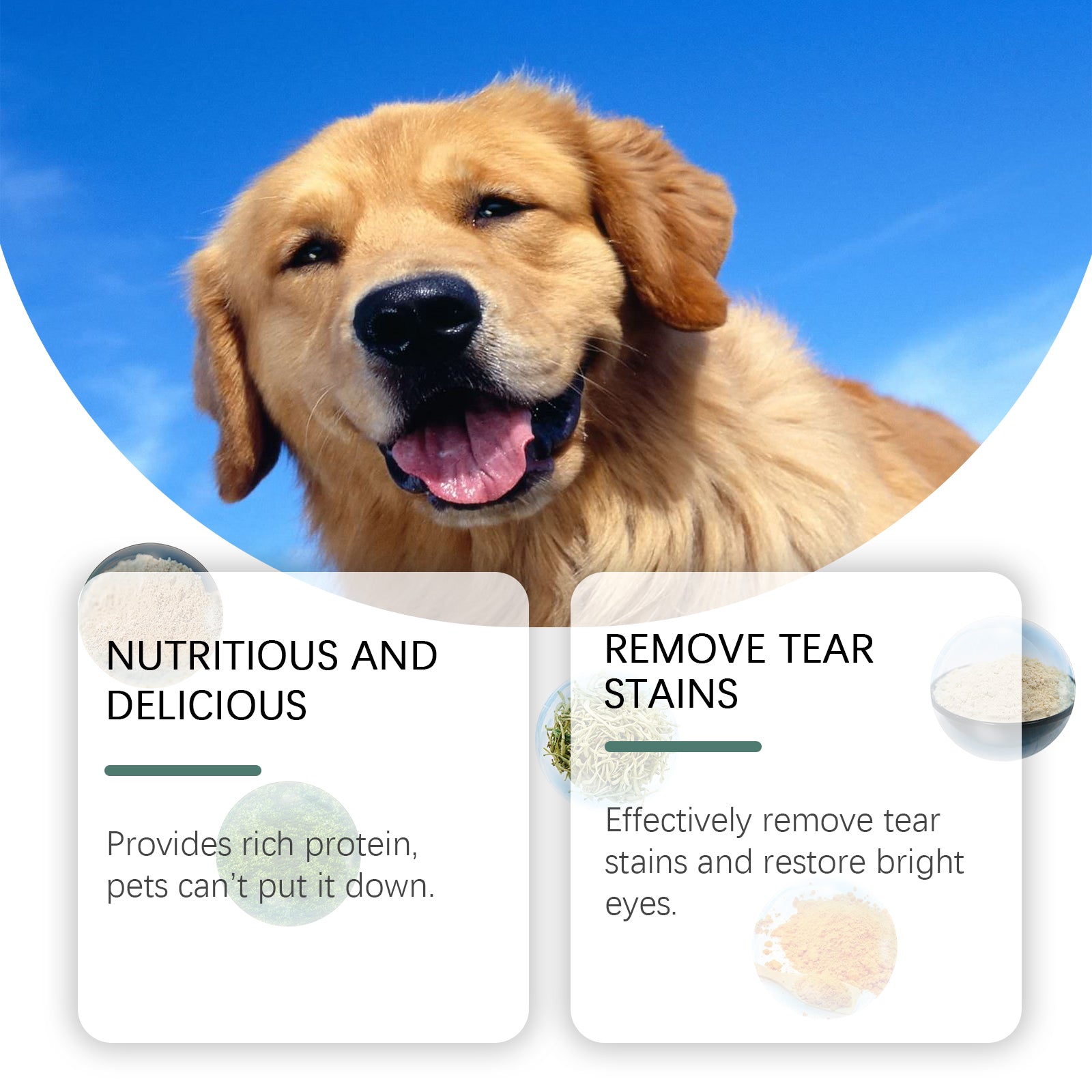 Tear-Stained Eye Care Tablet For Dogs To Gently Clean Tear-Stained Eye Stains For Pet Dogs
