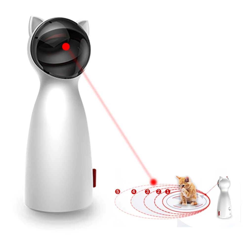 Bear Laser Cat Teaser Automatic Laser Cat Teaser Led Red Laser Cat Toy